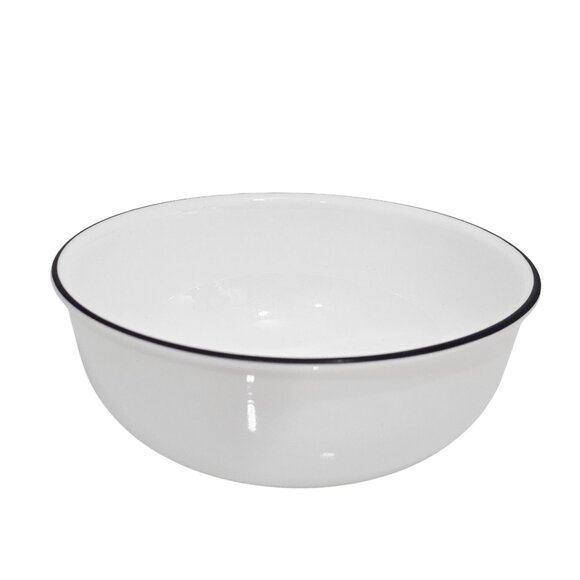 4 Corelle Black & White Soup Cereal Bowls 5.5" break chip resistant dishwasher - Picture 8 of 9